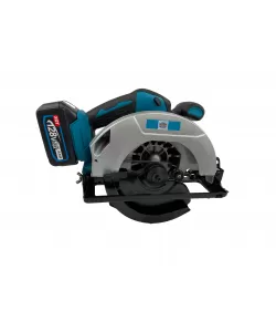 Fierastrau circular de mana German Meister, albastru, 2 acumulatori XGT 128V 6Ah, 11000rpm