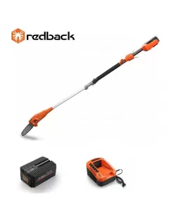 Redback Pachet E608D+EP60+EC50 Emondor 2000mm, acumulator 40V/6Ah, incarcator 40V/5A Redback Pachet E608D+EP60+EC50 Emondor 2000mm, acumulator 40V/6Ah, incarcator 40V/5A