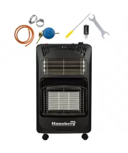 Pachet Soba pe gaz GPL (butelie) si electric Hausberg HB-1020NG, aprindere piezo-electrica, 4.2kW, Negru, Ceas butelie, 1m furtun gaz MN2015 si 2 coliere furtun Pachet Soba pe gaz GPL (butelie) si electric Hausberg HB-1020NG, aprindere piezo-electrica, 4.2kW, Negru, Ceas butelie, 1m furtun gaz MN2015 si 2 coliere furtun