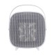 Aeroterma ceramica Zilan, Alba, cu maner de portabilitate, putere 1500W, timer