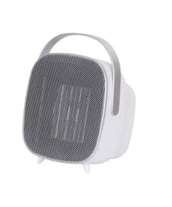 Aeroterma ceramica Zilan, Alba, cu maner de portabilitate, putere 1500W, timer