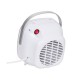 Aeroterma ceramica Zilan, Alba, cu maner de portabilitate, putere 1500W, timer