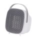 Aeroterma ceramica Zilan, Alba, cu maner de portabilitate, putere 1500W, timer