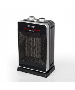 Aeroterma ceramica ZILAN, Putere 2000W, 2 trepte de reglare temperatura+aer rece, Termostat reglabil, Rezistenta ceramica, Functie oscilatie, Sistem siguranta impotriva rasturnarii si supraincalzirii