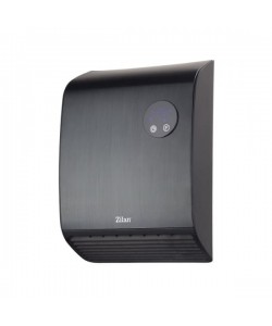 Aeroterma de perete Zilan,  Negru, 2000W, desplay LED, senzor de pierdere a caldurii