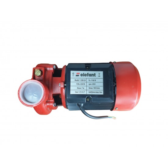 Pompa de suprafata Elefant 1.5DK-20,180 L / min, 1100W, 2850 RPM