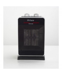 Aeroterma ceramica ZILAN, Putere 2000W, 2 trepte de reglare temperatura+aer rece, Termostat reglabil, Rezistenta ceramica, Functie oscilatie, Sistem siguranta impotriva rasturnarii si supraincalzirii