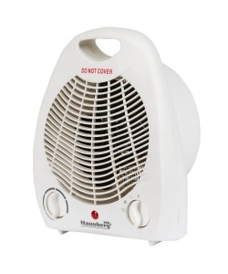 Aeroterma Hausberg HB 8501, 2000 W, 2 nivele de putere, termostat reglabil, protectie supraincalzire