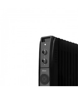 Calorifer electric cu ulei ZILAN, Negru, termostat reglabil, 2500W, 11 elementi