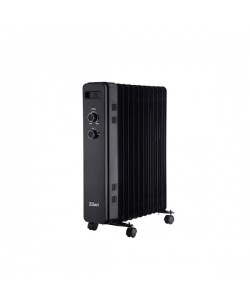 Calorifer electric zilan  Negru, putere 2500W, 11 elementi, siguranta la cadere