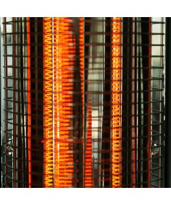 Radiator electric din fibra carbon Hausberg HB 8750, 900 W, 2 nivele de putere, exterior