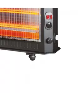 Radiator electric Zilan Negru, putere 2800W, 5 rezistente, termostat ajustabil