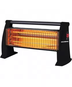 Radiator quartz HAUSBERG, 800 W, 3 tuburi, 2 trepte de putere, Negru Radiator quartz HAUSBERG, 800 W, 3 tuburi, 2 trepte de putere, Negru