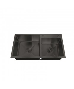 Chiuveta bucatarie din inox MIXXUS HM7849D-215 NANO-BLACK