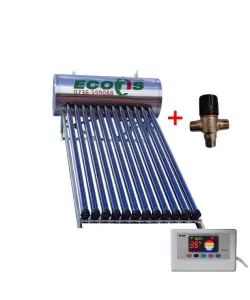 Kit PROMO 4 Panou solar nepresurizat 150 litri cu automatizare plus vana amestec (antioparire) Kit PROMO 4 Panou solar nepresurizat 150 litri cu automatizare plus vana amestec (antioparire)