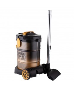 Aspirator Turbo Power Hausberg, putere 2000-2400W, capacitate 21L, Nivel Zgomot 76dB, Filtru Lavabil, carcasa metalica