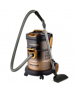 Aspirator Turbo Power Hausberg, putere 2000-2400W, capacitate 21L, Nivel Zgomot 76dB, Filtru Lavabil, carcasa metalica
