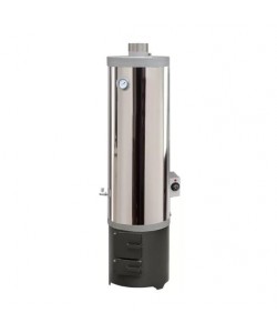  Ansamblu boiler inox 90L lemn/electric,focar ușă din fontă