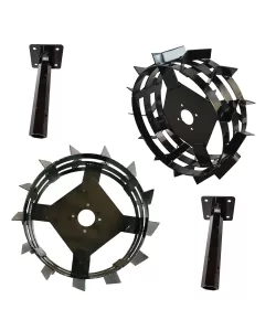 Set roti metalice ProGARDEN, 550x180, manicot cu flanse, hex 32mm Set roti metalice ProGARDEN, 550x180, manicot cu flanse, hex 32mm