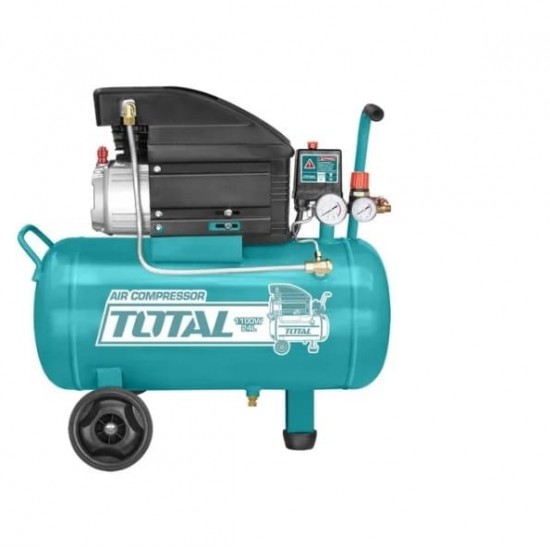 Compresor aer Total, - 24L - 8 bar - 1100W