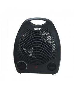 Aeroterma Floria, Neagra, 2 trepte de putere, indicator luminos