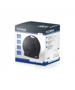 Aeroterma Floria ZLN-6171,Negru Putere 2000W, 2 nivele de incalzire+rece, Protectie supraincalzire, Termostat reglabil
