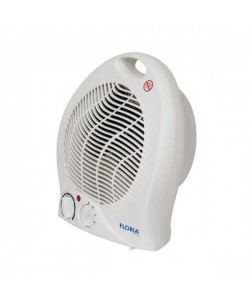 Aeroterma Floria ZLN-6172, Alb Putere 2000W, 2 nivele de incalzire+rece, Protectie supraincalzire, Termostat reglabil