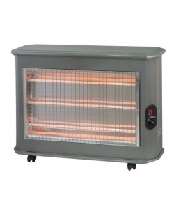 Incalzitor tip semineu cu rotile FLORIA ZLN-1770, 2000W, 3 rezistente quartz, termostat reglabil