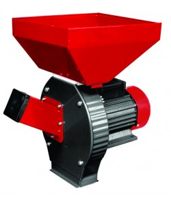 Moara electrica Elefant EM-1.1E, 3.9kw, 340 kg / h site - 2,3,4,5 mm / cutit lucerna , cutit furaje