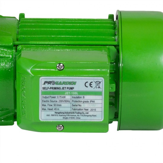 Pompa de suprafata ProGarden JET100L, 750 W, 45 m