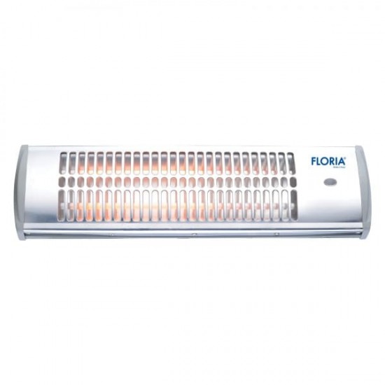 Radiator perete Quartz 2 rezistente , alb Zilan-Floria , 2 trepte 600/1200W, poate fi montat si pe tavan