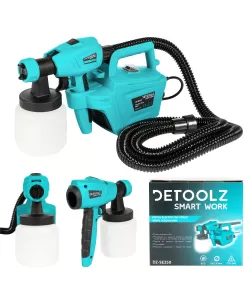 Pistol electric de vopsit Detoolz 800W 1000ml/min Pistol electric de vopsit Detoolz 800W 1000ml/min