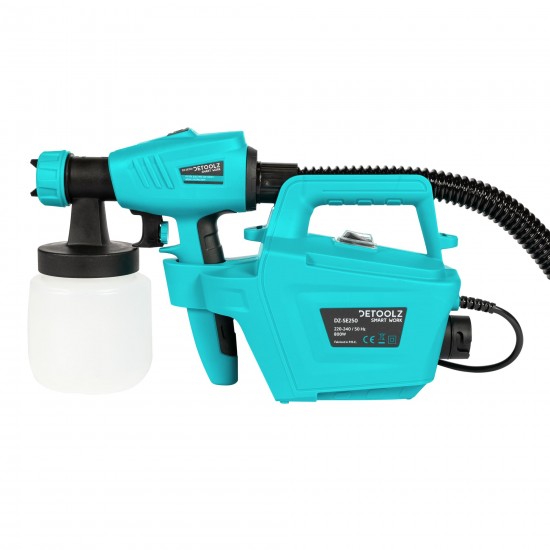 Pistol electric de vopsit Detoolz 800W 1000ml/min