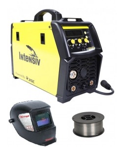 Aparat de sudura INTENSIV tip MIG/TIG/MMA- MIG 190 + Masca de sudura cu reglaj automat+Fir sudura flux 0.8mm 1kg
