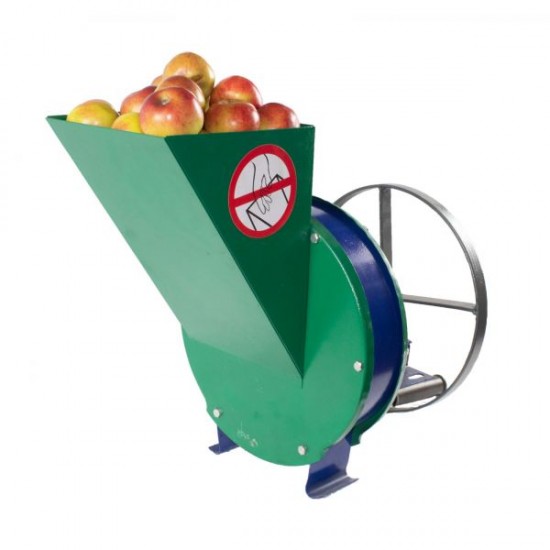 Razatoare fructe Vinita, manuala + fulie atasare motor, Cutit inox, 250 kg/h