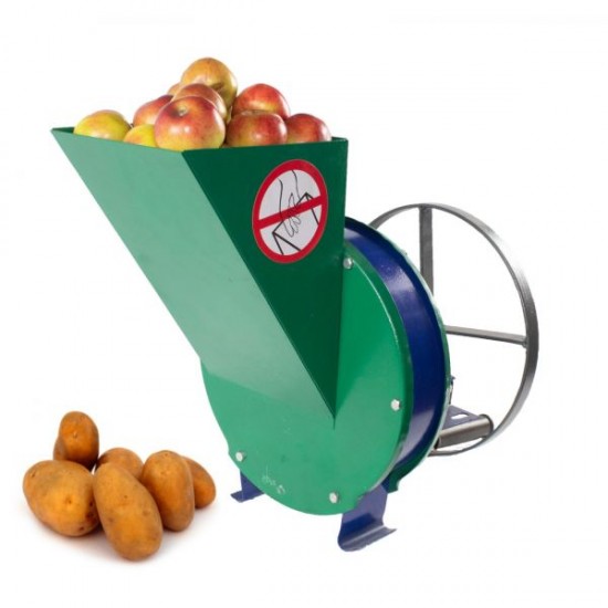 Razatoare fructe Vinita, manuala + fulie atasare motor, Cutit inox, 250 kg/h