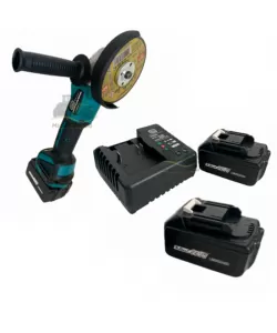 Resigilat - Polizor Unghiular German Meister, 2 Acumulatori, 24V, 5Ah