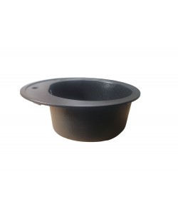 Chiuveta Premium Elefant Luna 510, negru metalic