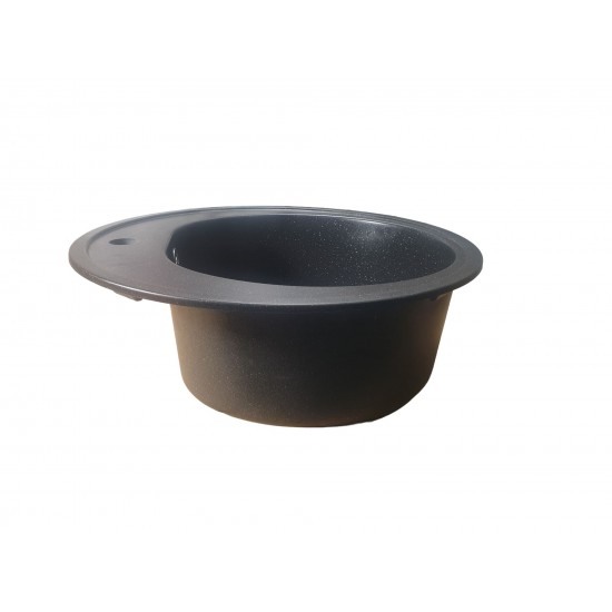 Chiuveta Premium Elefant Luna 510, negru metalic