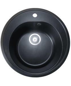 Chiuveta Premium Elefant Luna 510, negru metalic