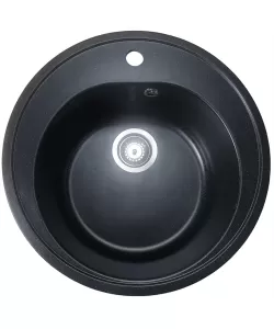 Chiuveta Premium Elefant Luna 510, negru metalic