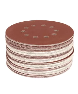 Set hartie abraziva, 100 buc 215mm P180 10 gauri, slefuitor