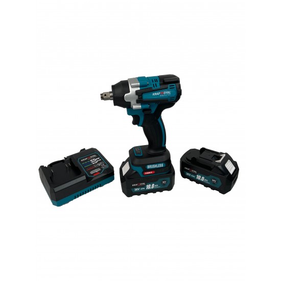 Trusa Masina de impact KraftWorld , 2 acumulatori, 36V, 8Ah, 38 accesorii