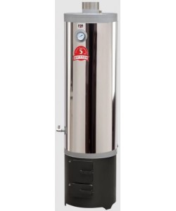  Ansamblu boiler inox 120L, cu focar Economic