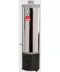  Ansamblu boiler inox 120L, cu focar Economic