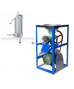  Pachet Masina de tocat cu palnie, nr 32, motor 2.2 Kw + Carnatar VERTICAL 2.5kg