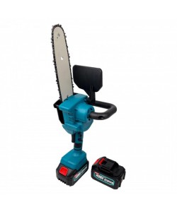 Mini Drujba Kraftroyal 128V, 10Ah, cu 2 Acumulatori, Lama 20CM, Albastra