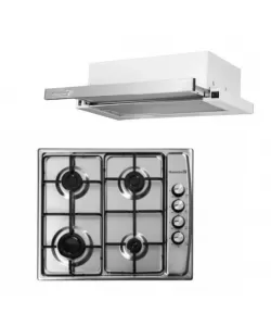 Pachet Hota incorporabila telescopica Hausberg HB-1285, putere de absorbtie 420 m3/h, 2 motoare, 60 cm, Inox si Plita incorporabila Hausberg HB-555, Gaz, 4 arzatoare, Sistem siguranta - Inox Pachet Hota incorporabila telescopica Hausberg HB-1285, putere de absorbtie 420 m3/h, 2 motoare, 60 cm, Inox si Plita incorporabila Hausberg HB-555, Gaz, 4 arzatoare, Sistem siguranta - Inox