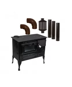 Pachet Soba pe lemne cu plita si cuptor, negru,cos Stanga + 3 Burlane + Recuperator + 2 Coturi Pachet Soba pe lemne cu plita si cuptor, negru,cos Stanga + 3 Burlane + Recuperator + 2 Coturi