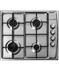 Pachet Hota incorporabila telescopica Hausberg HB-1285NG, absorbtie 420 m3/h, 2 motoare, 60 cm si Plita incorporabila Hausberg HB 555, Gaz, 4 arzatoare, Sistem siguranta, Inox